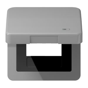 Klapdeksel CD500 grijs m.symbool Lader