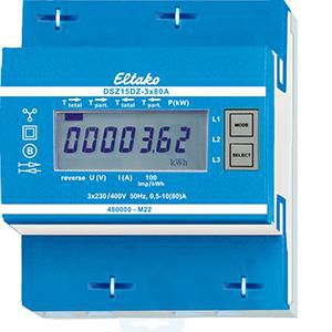 Bidirectionele 3-fase kWh . 3x80A, DSZ15DZ-3x80A MID S0