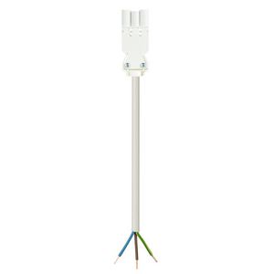 Aansluitsnoer GST18I3 male 1,5mm² 200cm PVC ECA wit