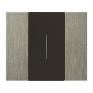 Afdekplaat 2 modulen staal K4702 LivingNow