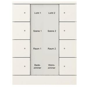 Bedienings sensor KNX - ClimaEco Mat wit 8f (SB/U8.0.11-884)