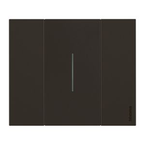 Afdekplaat 2 modulen zwart K4702 LivingNow VVE=5