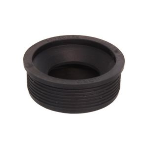 Duo HT-nippel 32/40x54mm Zwart TPE VVE=20