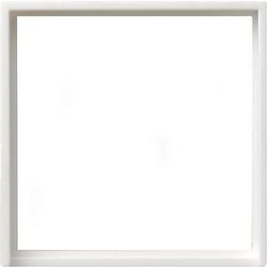 Adapterraam vierkant 50x50mm System 55 zuiver wit