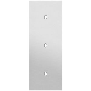 Drievoudige afdekpl. verticaal 71mm centerafstand drie enkel