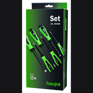 Schroevendraaier sleuf kruis PZ 6 delig geisoleerde kling 2C