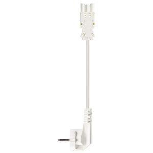 Netsnoer GST18I3 1,5mm² 0,5M PVC ECA wit VVE=75