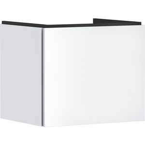 Badmeubel Xilesa E 580/470+1 lade wastafel mat wit