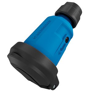 Contrastekker 16A 2P+A 230V IP54 SCHU blauw