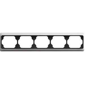 Afdekraam hoekig 5v hor a-titanium (1725 KA-266)