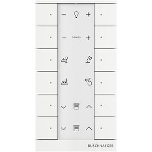 Free@Home Tenton Bedieningselement 12-voudig studiowit mat (SB-F-12.0.11-884)