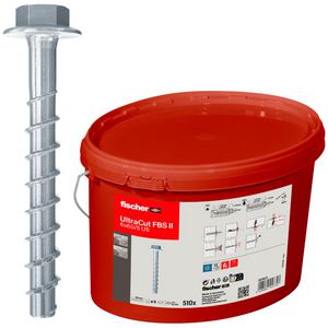 Emmer a 510st. betonschroef FBS II 6x60 US