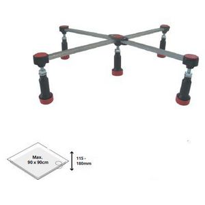 Douchebakpoten 5-punts hoogte verstelbaar 115-180mm