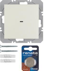 Vlakkewandzender KNX-RF 1-v batterij berker S.1/B.3/B.7