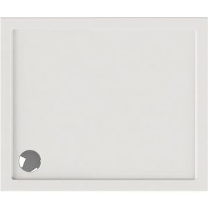 Douchebak rechthoek Maia 90x75cm wit