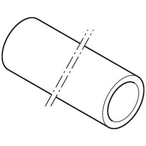 Lengte a 3mtr. Polyethyleen (PE) afvoerbuis Silent-db20 geluidsarm 135mm WD=6mm