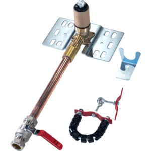 Montageset 1" muurmontage tbv EURO-M2 haspels 1" slang