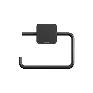 Closetrolhouder enkel zonder klep zwart TOPAZ