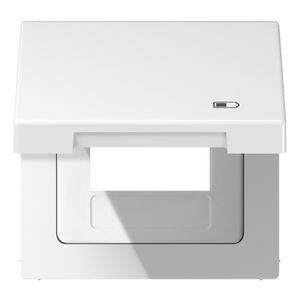 Klapdeksel LS990 a.wit m. symbool Lader