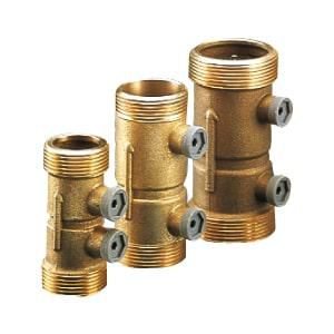 Keerklep EA 271 DN32 M/M 1.1/4 messing dicht. EPDM veer RVS