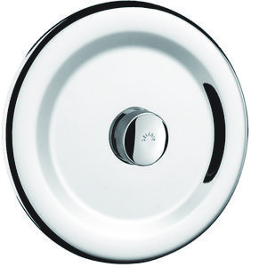 WC M3/4" inb krn/rzt chr. Ø195 zelfsluitend 7 sec