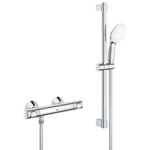 Grohtherm 500 Comfortset Tempesta 110 glijstangset 600mm 1 straalsoort chroom  incl. s-koppelingen (prof)