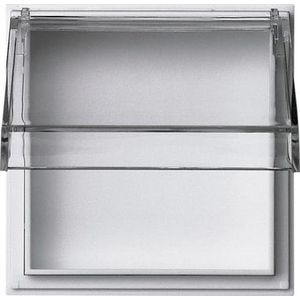 Adapterraam KD transparant Gira TX_44 (SW IB) zuiver wit