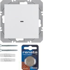 Vlakkewandzender KNX-RF 1-v batterij berker S.1/B.3/B.7 mat