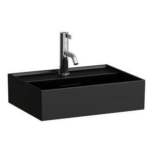Wall-hung Washbasin 450x340x120mm Black Matt H8153307161041