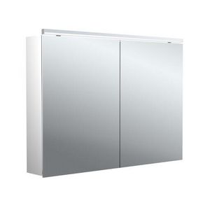 Led-spiegelkast Pure-2 Classic 1000mm aluminium opbouw 2 deuren H=729mm