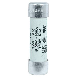 Zekering hoge snelheid 12A AC 500V 50kA 14x51mm aR UL VVE=10