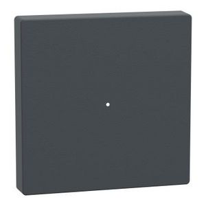 Wisselwip impulsdrukkermodule 1-voudig Antraciet KNX