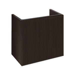 Onderkast v. wastafel WOOD 40x50x20cm 1 deur rechts open push licht eik