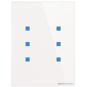 Glasstouch sensor KNX Tacteo 6 voudig (TB/U6.7.11-CG)