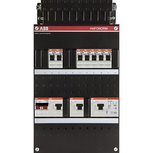 Installatiekast 7x achter 3x 30mA + T + HS 1-f