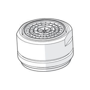 Oras Group, Mousseur, M24x1 PCA 5 l/min (-105), Mat zwart