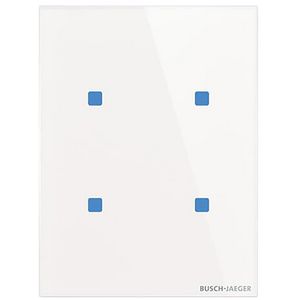 Glasstouch sensor KNX Tacteo 4 voudig (TB/U4.7.11-CG)