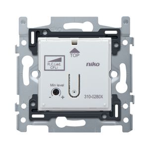 Sokkel inbouw drukknopdimmer 2 - 100 W 3-draads