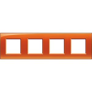 Afdekraam rechthoekig oranje 4x2 mod. Livinglight