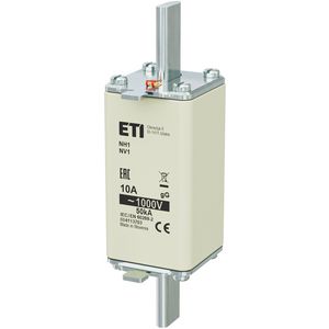 Zekering NH1/85 gG 10A/1000V 4113703 VVE=3