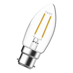 LED-lamp Fil C35 B22d 2.5W (25W) 250lm 827 CL