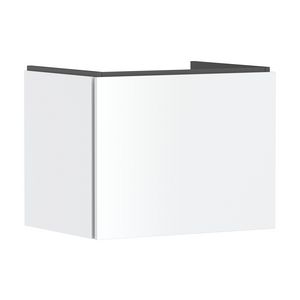 Badmeubel Xilesa E 630/470+1 lade wastafel mat wit