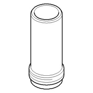 Houder v. douchegordijnring 20x47mm Champagne (22kt Goud)
