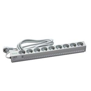 Distributierails Zonder beveiliging 9 contacten VDE Actassi