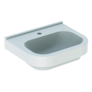 300 Basic wastafel 55x45cm met kraangat zonder overloop wit