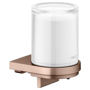 LotiOndispenser met houder en pomp roodgoud geborsteld