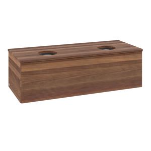 Wastafelonderkast Antao 1200x360x500mm Warm Walnut L35112HM
