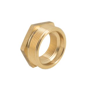 Verloopring messing 2" bt. x 1.1/4" bn.