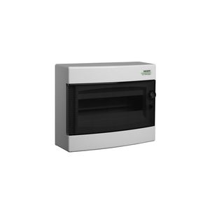 Installatiekast transparant deur opbouw IP40 1 rij PNS 12T