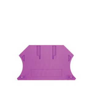 Afsluit- eindplaat violet h:56mm b:1.5mm V-0 Wemi VVE=50